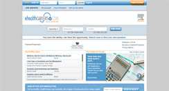 Desktop Screenshot of ehealthcareers.com